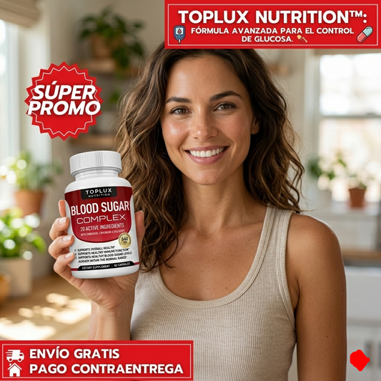 Blood Sugar Toplux™: Cápsulas Naturales para la Circulación y el Control de la Glucosa